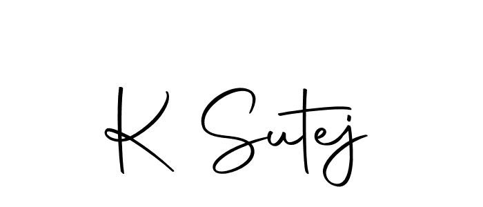 Once you've used our free online signature maker to create your best signature Autography-DOLnW style, it's time to enjoy all of the benefits that K Sutej name signing documents. K Sutej signature style 10 images and pictures png