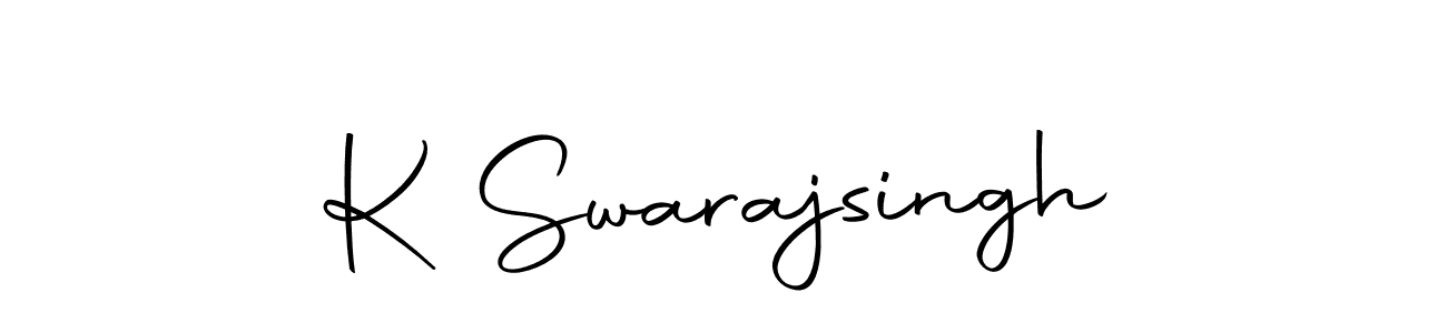 You can use this online signature creator to create a handwritten signature for the name K Swarajsingh. This is the best online autograph maker. K Swarajsingh signature style 10 images and pictures png