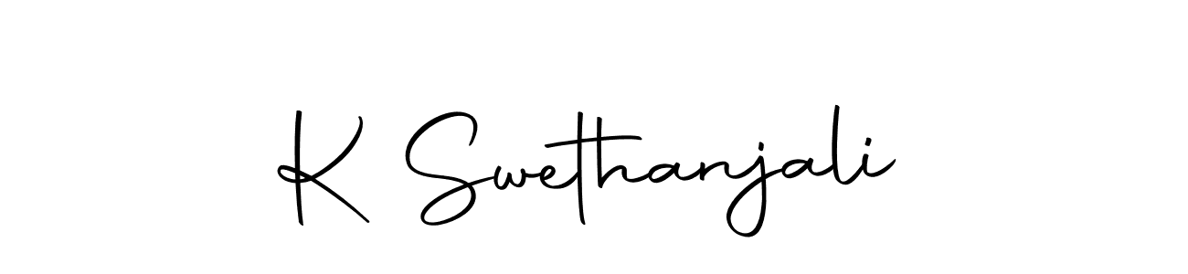 Autography-DOLnW is a professional signature style that is perfect for those who want to add a touch of class to their signature. It is also a great choice for those who want to make their signature more unique. Get K Swethanjali name to fancy signature for free. K Swethanjali signature style 10 images and pictures png