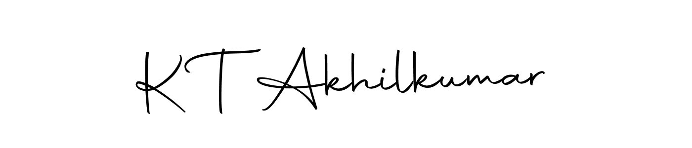 K T Akhilkumar stylish signature style. Best Handwritten Sign (Autography-DOLnW) for my name. Handwritten Signature Collection Ideas for my name K T Akhilkumar. K T Akhilkumar signature style 10 images and pictures png