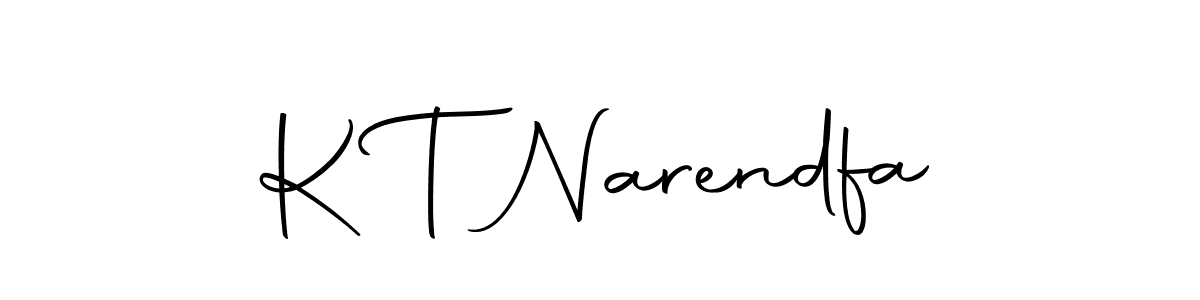 K T Narendfa stylish signature style. Best Handwritten Sign (Autography-DOLnW) for my name. Handwritten Signature Collection Ideas for my name K T Narendfa. K T Narendfa signature style 10 images and pictures png