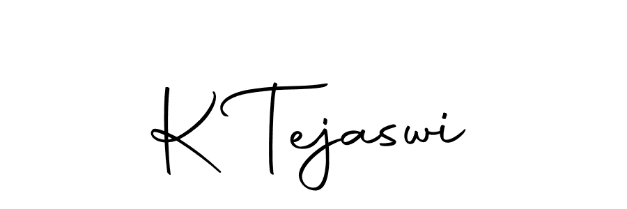 Make a beautiful signature design for name K Tejaswi. Use this online signature maker to create a handwritten signature for free. K Tejaswi signature style 10 images and pictures png
