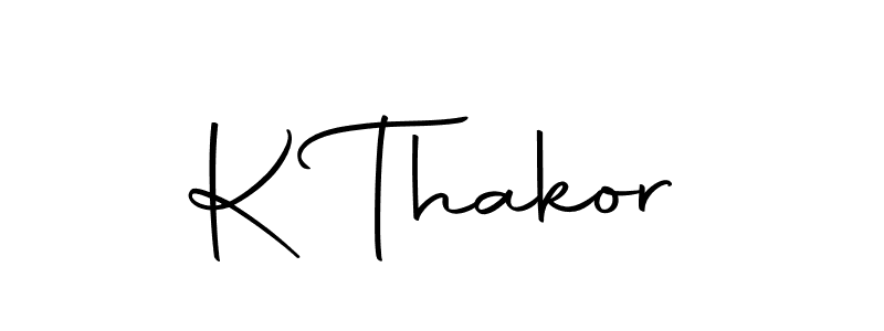 You can use this online signature creator to create a handwritten signature for the name K Thakor. This is the best online autograph maker. K Thakor signature style 10 images and pictures png