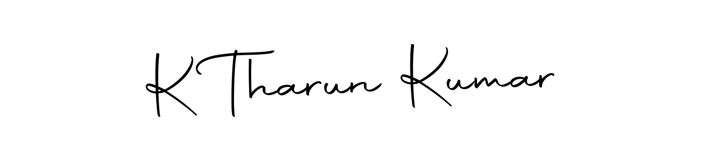 Similarly Autography-DOLnW is the best handwritten signature design. Signature creator online .You can use it as an online autograph creator for name K Tharun Kumar. K Tharun Kumar signature style 10 images and pictures png