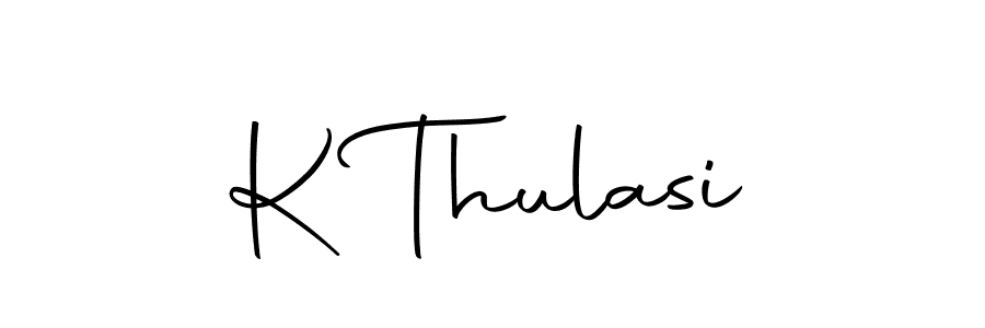 Make a beautiful signature design for name K Thulasi. With this signature (Autography-DOLnW) style, you can create a handwritten signature for free. K Thulasi signature style 10 images and pictures png