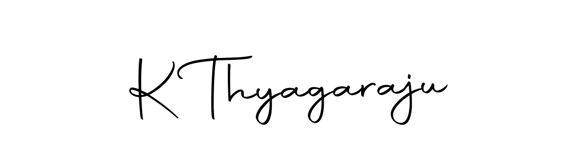 How to make K Thyagaraju name signature. Use Autography-DOLnW style for creating short signs online. This is the latest handwritten sign. K Thyagaraju signature style 10 images and pictures png