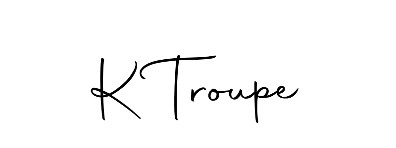 Autography-DOLnW is a professional signature style that is perfect for those who want to add a touch of class to their signature. It is also a great choice for those who want to make their signature more unique. Get K Troupe name to fancy signature for free. K Troupe signature style 10 images and pictures png