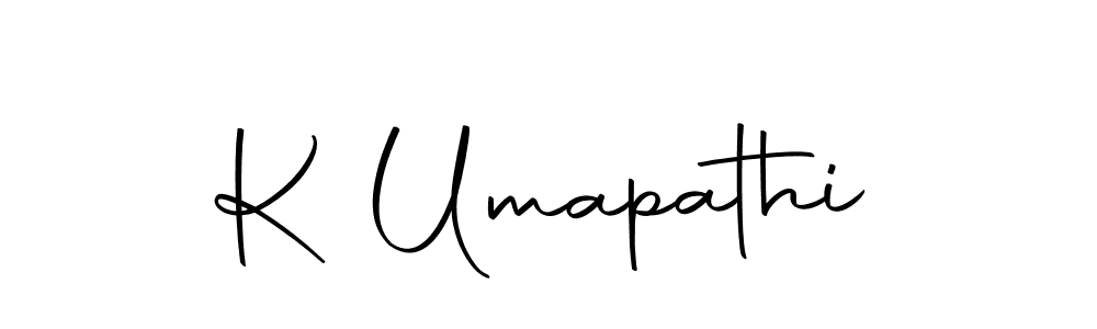 Make a beautiful signature design for name K Umapathi. With this signature (Autography-DOLnW) style, you can create a handwritten signature for free. K Umapathi signature style 10 images and pictures png