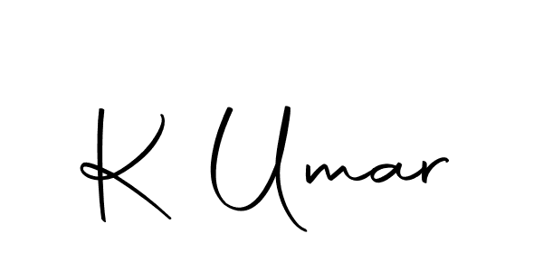 Also we have K Umar name is the best signature style. Create professional handwritten signature collection using Autography-DOLnW autograph style. K Umar signature style 10 images and pictures png