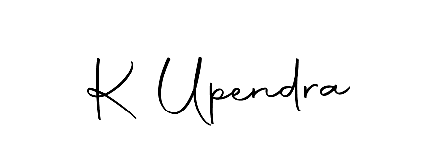 K Upendra stylish signature style. Best Handwritten Sign (Autography-DOLnW) for my name. Handwritten Signature Collection Ideas for my name K Upendra. K Upendra signature style 10 images and pictures png