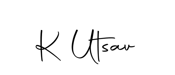 Here are the top 10 professional signature styles for the name K Utsav. These are the best autograph styles you can use for your name. K Utsav signature style 10 images and pictures png