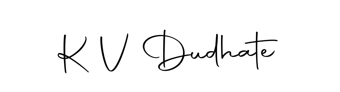 Also we have K V Dudhate name is the best signature style. Create professional handwritten signature collection using Autography-DOLnW autograph style. K V Dudhate signature style 10 images and pictures png