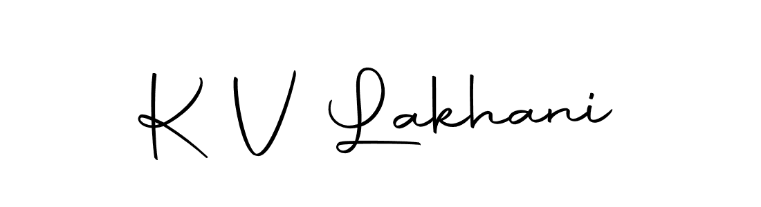 How to Draw K V Lakhani signature style? Autography-DOLnW is a latest design signature styles for name K V Lakhani. K V Lakhani signature style 10 images and pictures png