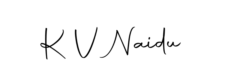 Design your own signature with our free online signature maker. With this signature software, you can create a handwritten (Autography-DOLnW) signature for name K V Naidu. K V Naidu signature style 10 images and pictures png