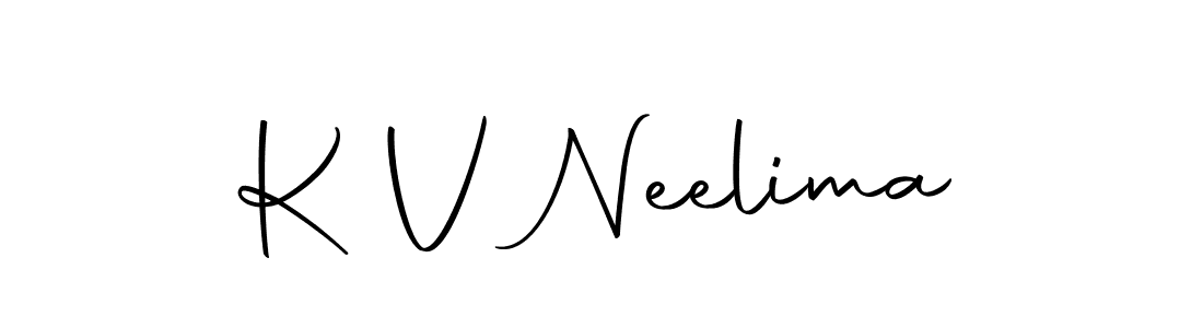 Design your own signature with our free online signature maker. With this signature software, you can create a handwritten (Autography-DOLnW) signature for name K V Neelima. K V Neelima signature style 10 images and pictures png