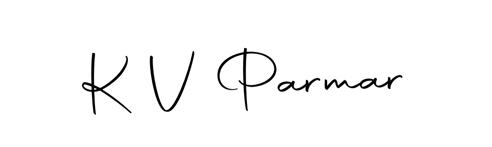 Make a beautiful signature design for name K V Parmar. Use this online signature maker to create a handwritten signature for free. K V Parmar signature style 10 images and pictures png