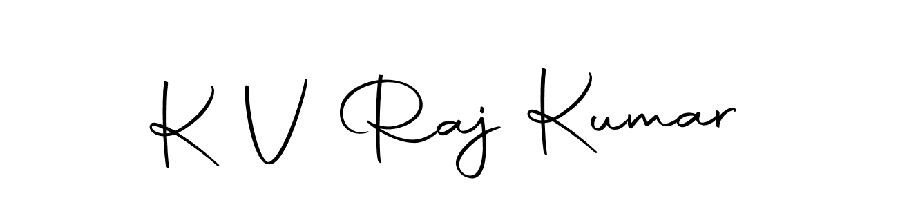The best way (Autography-DOLnW) to make a short signature is to pick only two or three words in your name. The name K V Raj Kumar include a total of six letters. For converting this name. K V Raj Kumar signature style 10 images and pictures png