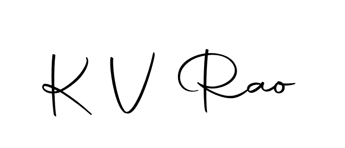 Make a beautiful signature design for name K V Rao. Use this online signature maker to create a handwritten signature for free. K V Rao signature style 10 images and pictures png