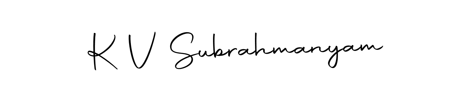 Once you've used our free online signature maker to create your best signature Autography-DOLnW style, it's time to enjoy all of the benefits that K V Subrahmanyam name signing documents. K V Subrahmanyam signature style 10 images and pictures png