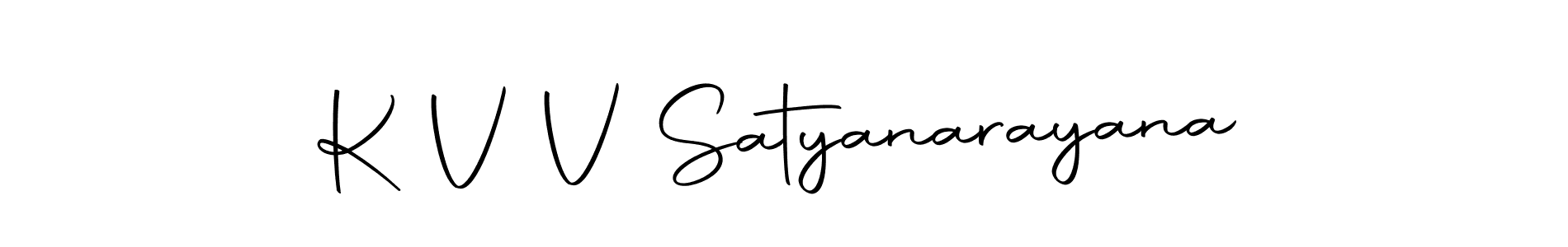 Make a beautiful signature design for name K V V Satyanarayana. With this signature (Autography-DOLnW) style, you can create a handwritten signature for free. K V V Satyanarayana signature style 10 images and pictures png