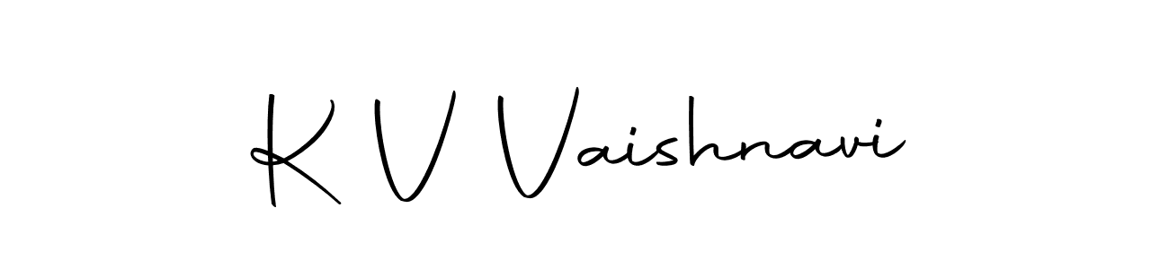Design your own signature with our free online signature maker. With this signature software, you can create a handwritten (Autography-DOLnW) signature for name K V Vaishnavi. K V Vaishnavi signature style 10 images and pictures png