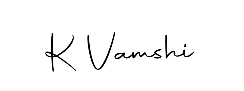 Make a beautiful signature design for name K Vamshi. With this signature (Autography-DOLnW) style, you can create a handwritten signature for free. K Vamshi signature style 10 images and pictures png