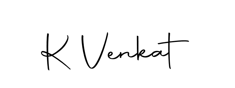 The best way (Autography-DOLnW) to make a short signature is to pick only two or three words in your name. The name K Venkat include a total of six letters. For converting this name. K Venkat signature style 10 images and pictures png