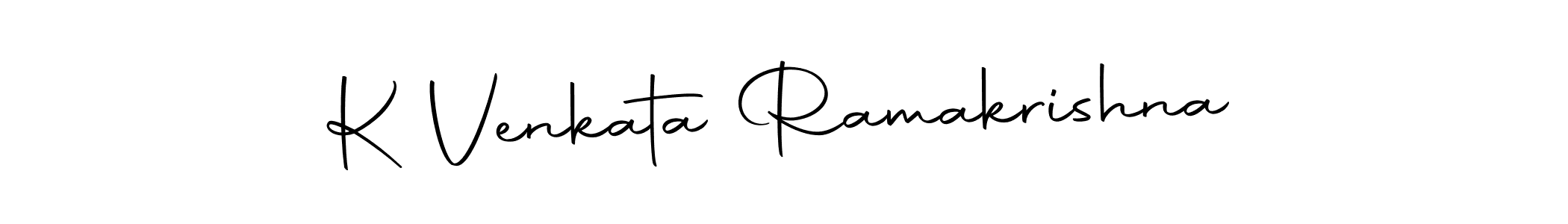 Make a beautiful signature design for name K Venkata Ramakrishna. With this signature (Autography-DOLnW) style, you can create a handwritten signature for free. K Venkata Ramakrishna signature style 10 images and pictures png