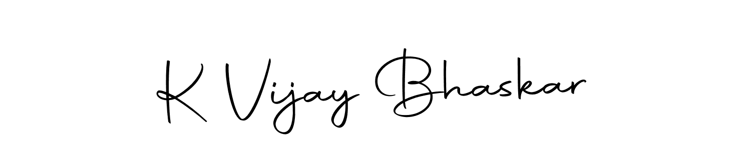 Make a beautiful signature design for name K Vijay Bhaskar. With this signature (Autography-DOLnW) style, you can create a handwritten signature for free. K Vijay Bhaskar signature style 10 images and pictures png