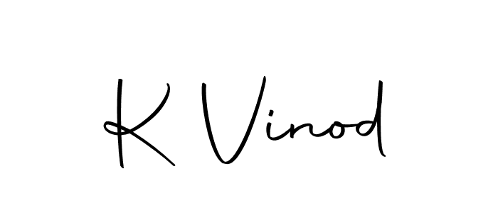 You can use this online signature creator to create a handwritten signature for the name K Vinod. This is the best online autograph maker. K Vinod signature style 10 images and pictures png