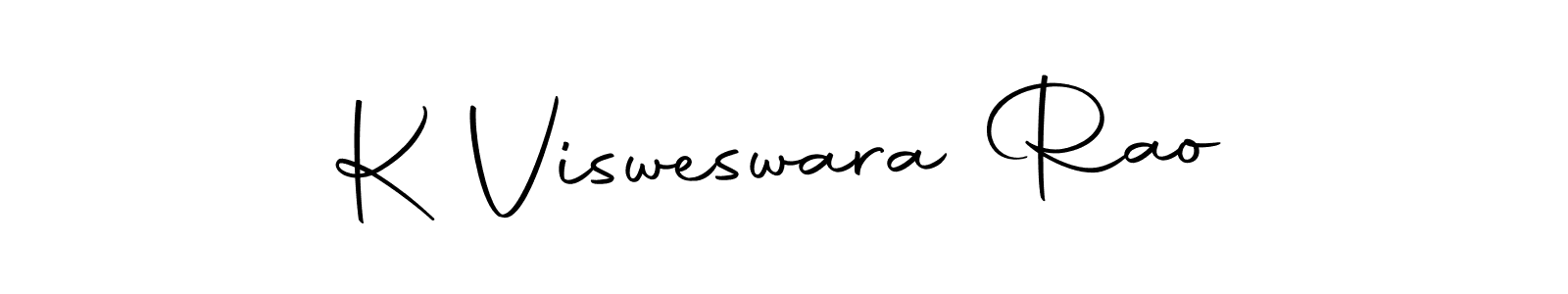 Autography-DOLnW is a professional signature style that is perfect for those who want to add a touch of class to their signature. It is also a great choice for those who want to make their signature more unique. Get K Visweswara Rao name to fancy signature for free. K Visweswara Rao signature style 10 images and pictures png