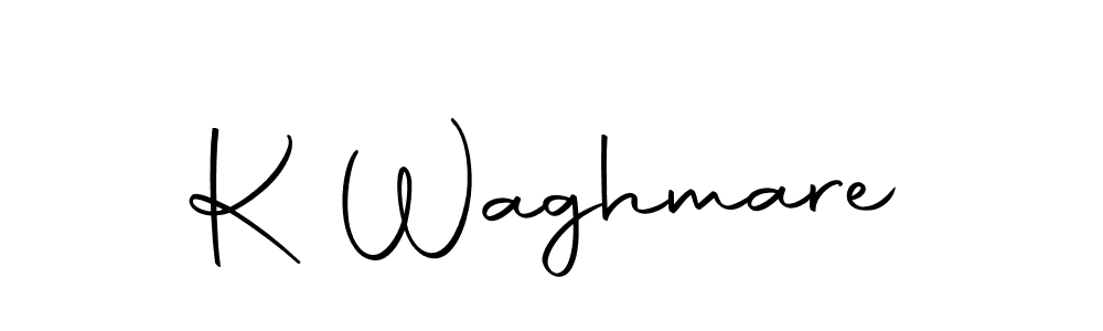 Use a signature maker to create a handwritten signature online. With this signature software, you can design (Autography-DOLnW) your own signature for name K Waghmare. K Waghmare signature style 10 images and pictures png