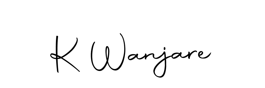 Use a signature maker to create a handwritten signature online. With this signature software, you can design (Autography-DOLnW) your own signature for name K Wanjare. K Wanjare signature style 10 images and pictures png