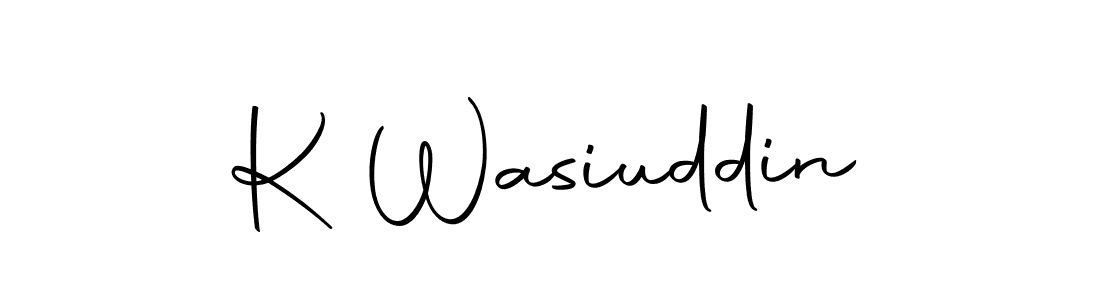 The best way (Autography-DOLnW) to make a short signature is to pick only two or three words in your name. The name K Wasiuddin include a total of six letters. For converting this name. K Wasiuddin signature style 10 images and pictures png