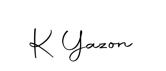 Make a beautiful signature design for name K Yazon. Use this online signature maker to create a handwritten signature for free. K Yazon signature style 10 images and pictures png