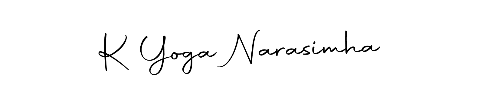 How to make K Yoga Narasimha signature? Autography-DOLnW is a professional autograph style. Create handwritten signature for K Yoga Narasimha name. K Yoga Narasimha signature style 10 images and pictures png