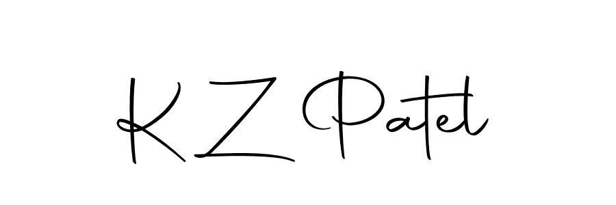 Also we have K Z Patel name is the best signature style. Create professional handwritten signature collection using Autography-DOLnW autograph style. K Z Patel signature style 10 images and pictures png