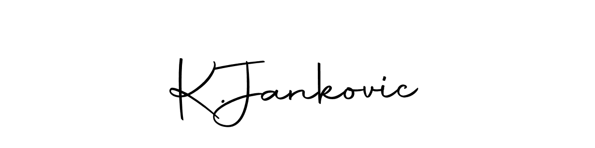 Make a beautiful signature design for name K.  Jankovic. Use this online signature maker to create a handwritten signature for free. K.  Jankovic signature style 10 images and pictures png