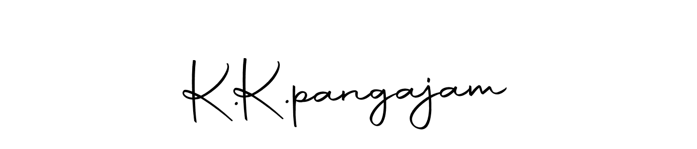 Create a beautiful signature design for name K.  K.pangajam. With this signature (Autography-DOLnW) fonts, you can make a handwritten signature for free. K.  K.pangajam signature style 10 images and pictures png