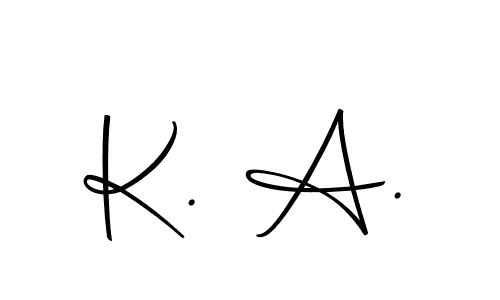 Also You can easily find your signature by using the search form. We will create K. A. name handwritten signature images for you free of cost using Autography-DOLnW sign style. K. A. signature style 10 images and pictures png
