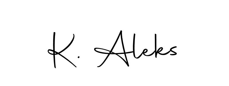 Autography-DOLnW is a professional signature style that is perfect for those who want to add a touch of class to their signature. It is also a great choice for those who want to make their signature more unique. Get K. Aleks name to fancy signature for free. K. Aleks signature style 10 images and pictures png