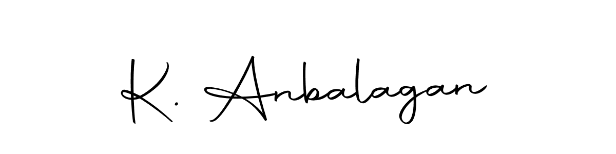 The best way (Autography-DOLnW) to make a short signature is to pick only two or three words in your name. The name K. Anbalagan include a total of six letters. For converting this name. K. Anbalagan signature style 10 images and pictures png