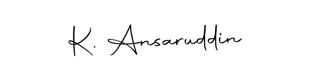 K. Ansaruddin stylish signature style. Best Handwritten Sign (Autography-DOLnW) for my name. Handwritten Signature Collection Ideas for my name K. Ansaruddin. K. Ansaruddin signature style 10 images and pictures png