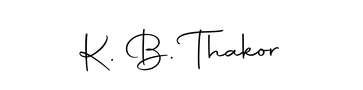 It looks lik you need a new signature style for name K. B. Thakor. Design unique handwritten (Autography-DOLnW) signature with our free signature maker in just a few clicks. K. B. Thakor signature style 10 images and pictures png