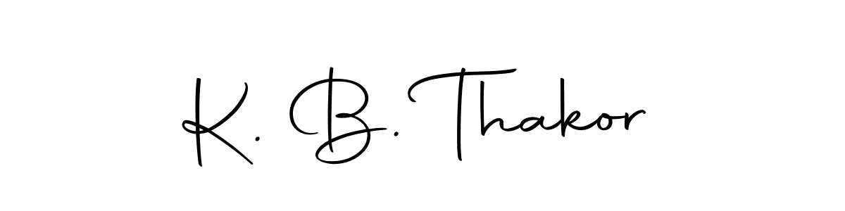 Make a beautiful signature design for name K. B. Thakor. Use this online signature maker to create a handwritten signature for free. K. B. Thakor signature style 10 images and pictures png