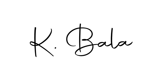 Use a signature maker to create a handwritten signature online. With this signature software, you can design (Autography-DOLnW) your own signature for name K. Bala. K. Bala signature style 10 images and pictures png