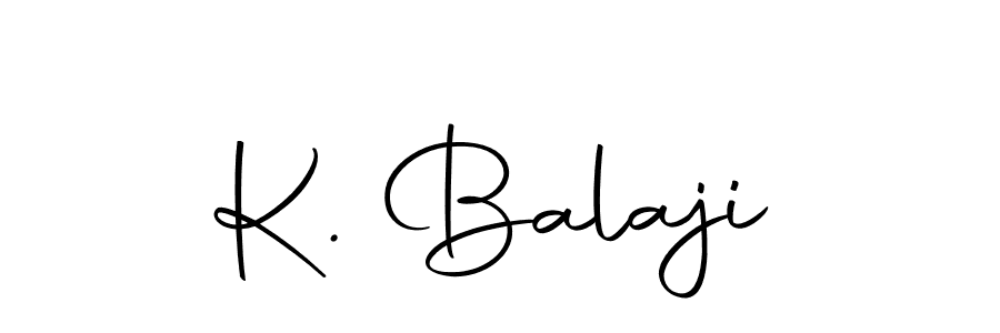 Create a beautiful signature design for name K. Balaji. With this signature (Autography-DOLnW) fonts, you can make a handwritten signature for free. K. Balaji signature style 10 images and pictures png