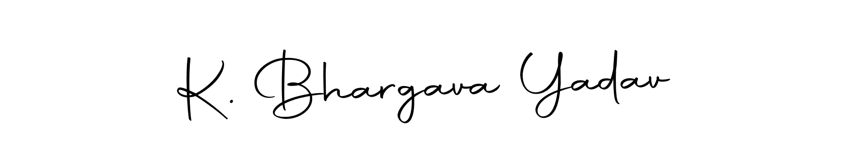 Also You can easily find your signature by using the search form. We will create K. Bhargava Yadav name handwritten signature images for you free of cost using Autography-DOLnW sign style. K. Bhargava Yadav signature style 10 images and pictures png