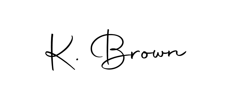 Here are the top 10 professional signature styles for the name K. Brown. These are the best autograph styles you can use for your name. K. Brown signature style 10 images and pictures png