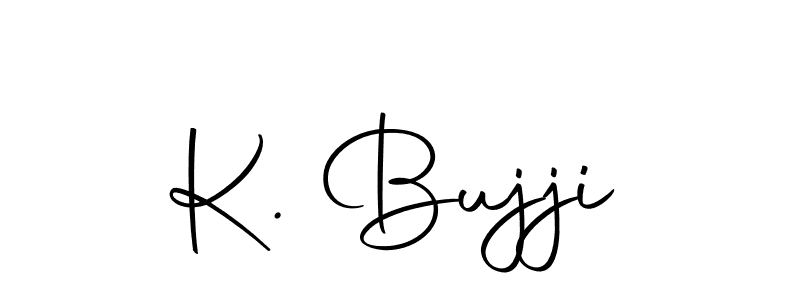 The best way (Autography-DOLnW) to make a short signature is to pick only two or three words in your name. The name K. Bujji include a total of six letters. For converting this name. K. Bujji signature style 10 images and pictures png